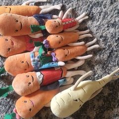 Kevin the carrot soft toys