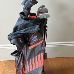 US Kids Golf clubs and bag