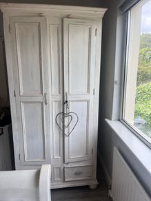 Antique Solid Wood Wardrobe / storage