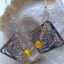 Statement earrings,Handmade earrings, Free post,New, Gift Image 2