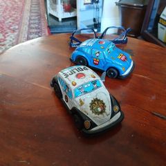 Vintage Made in Korea tin cars