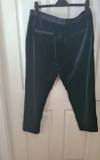 M&s Suede Pants Size 20 Short Leg(nwt)