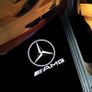 2Pcs LED HD Car Door Lights Benz Logo Welcome Light For Mercedes Benz E GLC GLA GLB E GLB GLE C A Class W177 W205 W212 W213 X253 Image 4