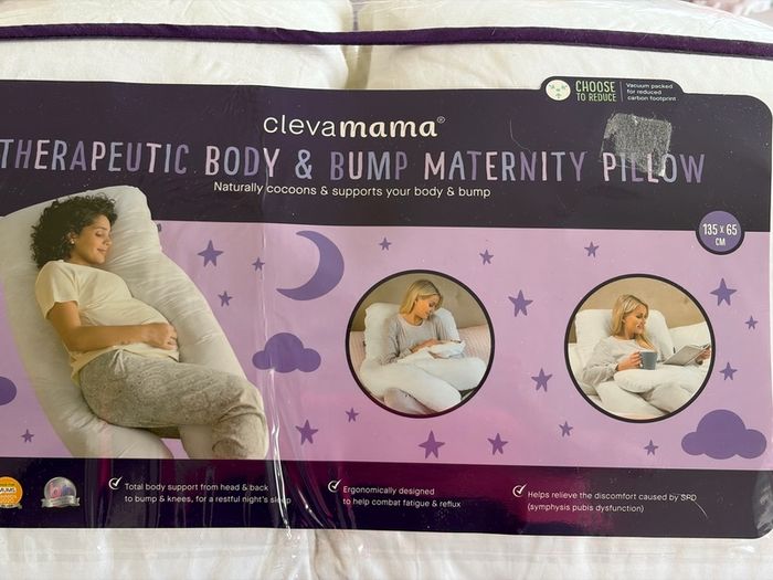 ClevaMama Therapeutic Body & Bump Pregnancy Pillow