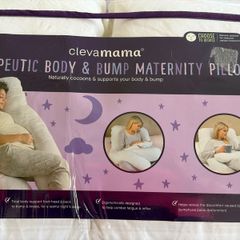 ClevaMama Therapeutic Body & Bump Pregnancy Pillow