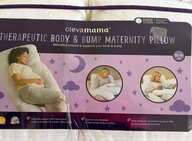 ClevaMama Therapeutic Body & Bump Pregnancy Pillow