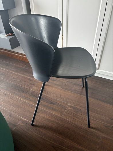 Grey dining room chairs