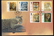2013 Isle of Man Big Cats by Jeremy Paul Coronation Commemorative Stamps First Day Cover (FDC)