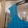 Turquoise blue dress Image 3