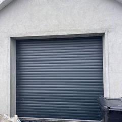 9ft Garage electric and manual roller Door
