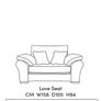 Finline Furniture - Armchair Loveseat Image 2