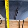 Pair of Navy Blue Velvet Bar Stools Set of 2 Image 9