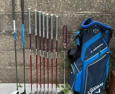 Full set of golf clubs