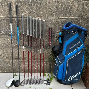 Full set of golf clubs