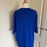 Cos royal blue viscose mix dress size 12 Image 4