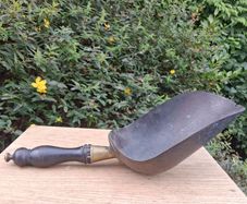 Victorian Brass Coal Scuttle Shovel