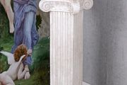 Ionic Column Antique Pedestal White Decorative Column Garden Ornament  Indoor Outdoor