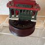 Vintage Wooden Wind up revolving Cable Car Image 3