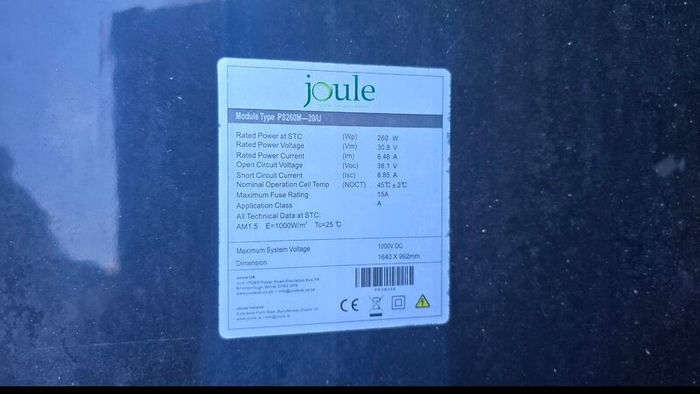 1.5KW Solar PV system