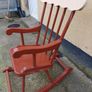 1940/50s Folk Art Rocking Chair Image 3