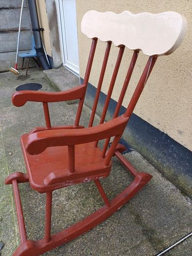 1940/50s Folk Art Rocking Chair
