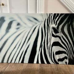 Ikea Zebra canvas print