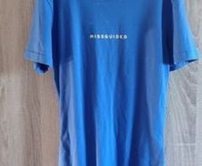 Misguided blue top bodysuit 6-8