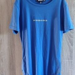 Misguided blue top bodysuit 6-8