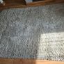 Grey shaggy rug large size 230cm x 160cm Image 2