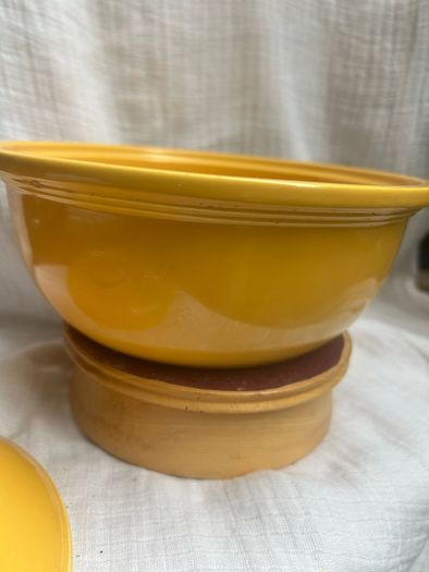Large Vintage Yellow Fiesta Kitchen Kraft Line