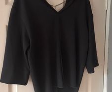 Designer Charcoal Grey Top