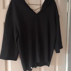 Designer Charcoal Grey Top