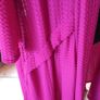 Cerise Pink Long Coatigan Image 2
