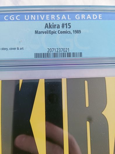 Akira Issue 15 CBCS / CGC 9.8 Certified Graded Comic Framed  DC Marvel