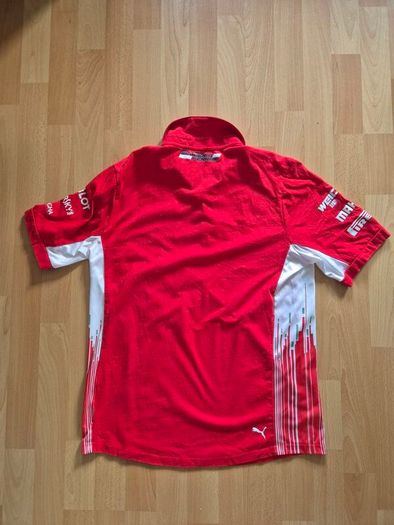 Puma Polo Shirt Formula 1 F1 Scuderia Ferrari Team Size M