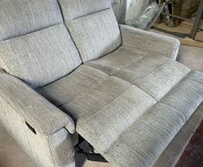Grey 2 seater recliner set