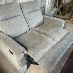 Grey 2 seater recliner set