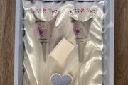 Celebration Collection Engagement Champagne Flutes (Set of 2) - Brand New