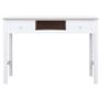 Writing Desk White 110x45x76 cm Wood Image 4