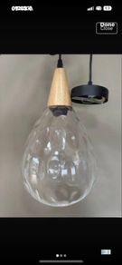 pendent glass light