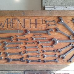 Vintage Snail Wrench display