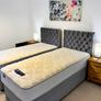 2x deal on single beds with memory foam mattress Free home delivery Image 3