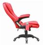 Leather 6 Point Massage Office Chair with Integrated Leather Pouch Image 2