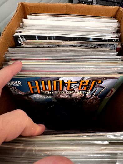 Vertigo & DC Long Comic Box w 330 comics for Sale
