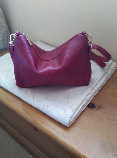 Handbag NEW, raspberry/red