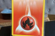 Pokemon Base set Fire energy 98/102 Near Mint Condition