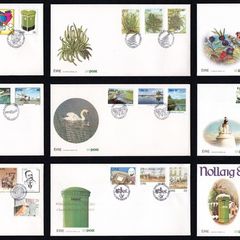 Collection 1986 Ireland Commemorative Stamps An Post First Day Cover (FDC). Collection of 9 covers.