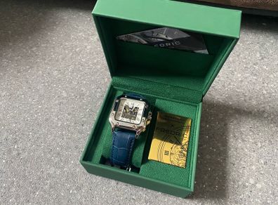 Fredric Tourbillon Automatic Watch Leather Strap Cal 8619