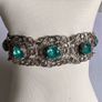 Rare Vintage Czech filigree Bracelet Image 2
