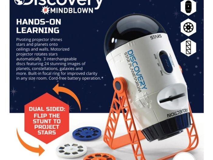 Discovery Mindblown Planetarium 2-in-1 Star & Planet Projector